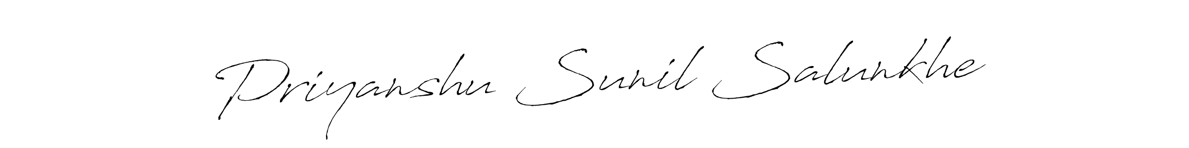 Best and Professional Signature Style for Priyanshu Sunil Salunkhe. Antro_Vectra Best Signature Style Collection. Priyanshu Sunil Salunkhe signature style 6 images and pictures png