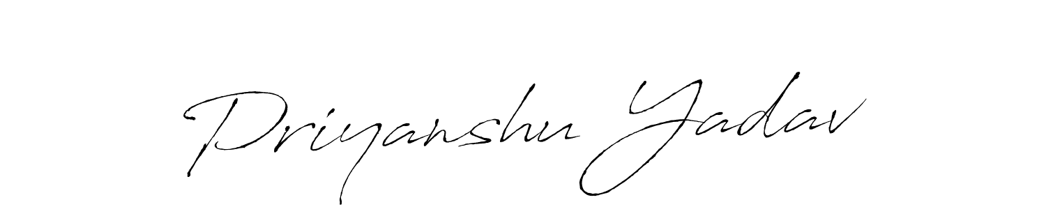 Use a signature maker to create a handwritten signature online. With this signature software, you can design (Antro_Vectra) your own signature for name Priyanshu Yadav. Priyanshu Yadav signature style 6 images and pictures png