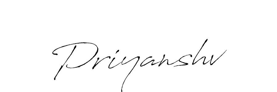 How to make Priyanshv signature? Antro_Vectra is a professional autograph style. Create handwritten signature for Priyanshv name. Priyanshv signature style 6 images and pictures png
