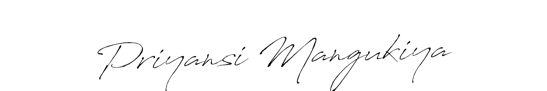 Design your own signature with our free online signature maker. With this signature software, you can create a handwritten (Antro_Vectra) signature for name Priyansi Mangukiya. Priyansi Mangukiya signature style 6 images and pictures png