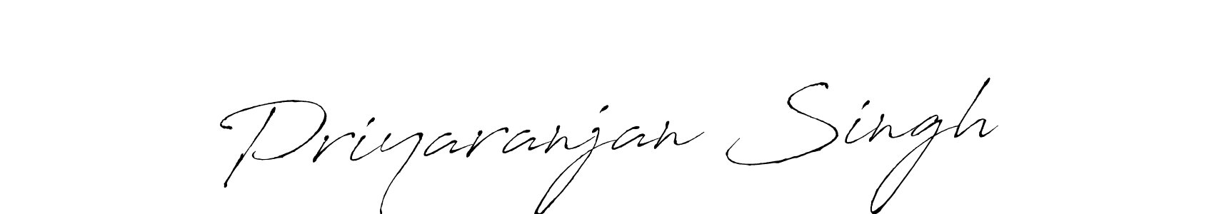 Design your own signature with our free online signature maker. With this signature software, you can create a handwritten (Antro_Vectra) signature for name Priyaranjan Singh. Priyaranjan Singh signature style 6 images and pictures png