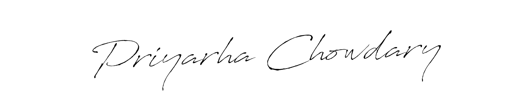 Antro_Vectra is a professional signature style that is perfect for those who want to add a touch of class to their signature. It is also a great choice for those who want to make their signature more unique. Get Priyarha Chowdary name to fancy signature for free. Priyarha Chowdary signature style 6 images and pictures png