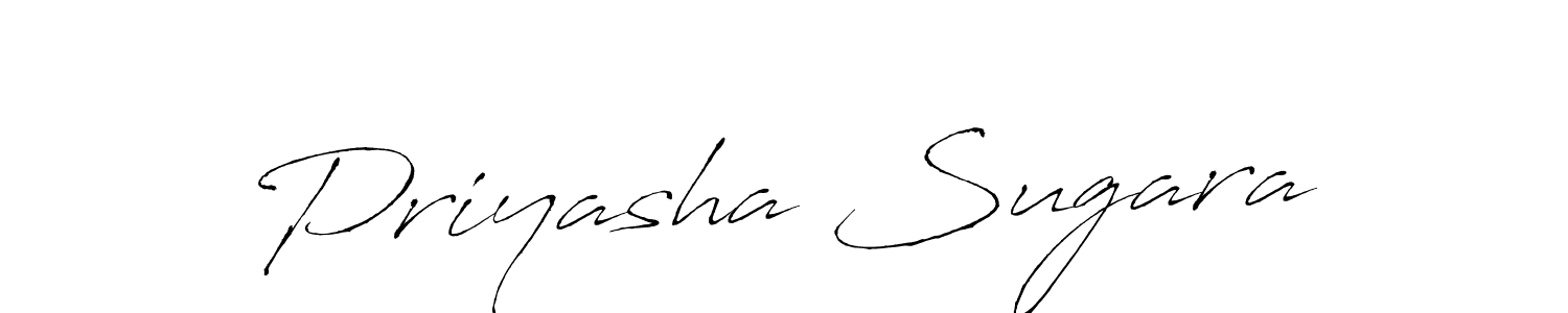 Make a beautiful signature design for name Priyasha Sugara. With this signature (Antro_Vectra) style, you can create a handwritten signature for free. Priyasha Sugara signature style 6 images and pictures png