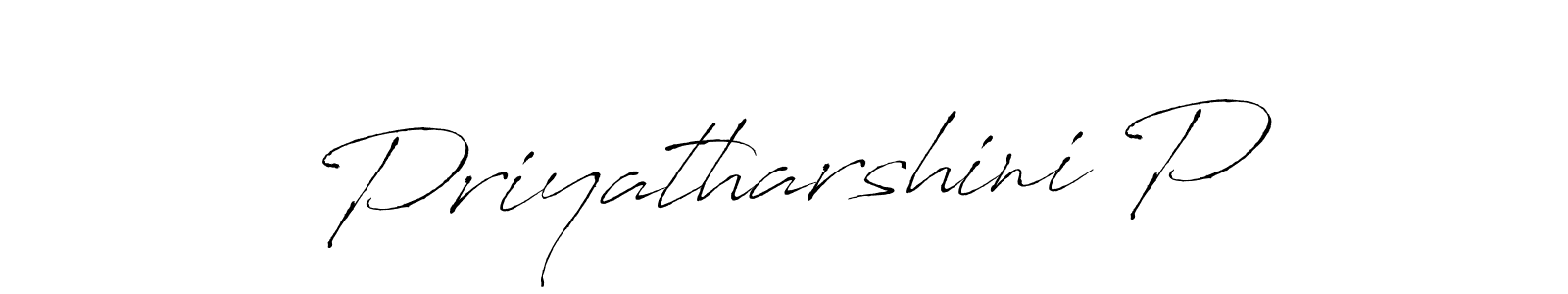 Use a signature maker to create a handwritten signature online. With this signature software, you can design (Antro_Vectra) your own signature for name Priyatharshini P. Priyatharshini P signature style 6 images and pictures png