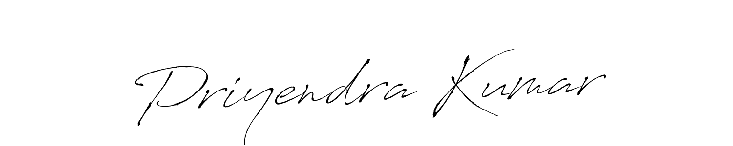 How to make Priyendra Kumar signature? Antro_Vectra is a professional autograph style. Create handwritten signature for Priyendra Kumar name. Priyendra Kumar signature style 6 images and pictures png