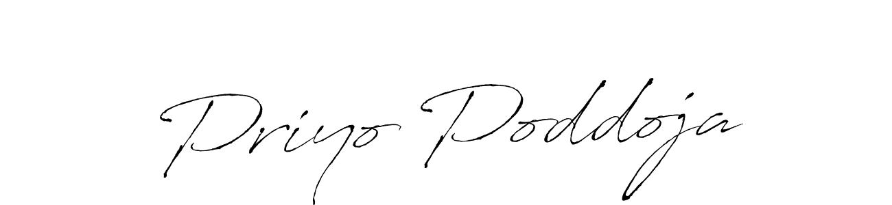 Antro_Vectra is a professional signature style that is perfect for those who want to add a touch of class to their signature. It is also a great choice for those who want to make their signature more unique. Get Priyo Poddoja name to fancy signature for free. Priyo Poddoja signature style 6 images and pictures png