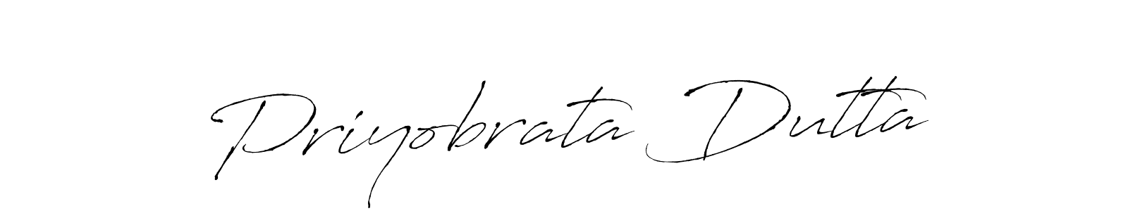 How to make Priyobrata Dutta name signature. Use Antro_Vectra style for creating short signs online. This is the latest handwritten sign. Priyobrata Dutta signature style 6 images and pictures png
