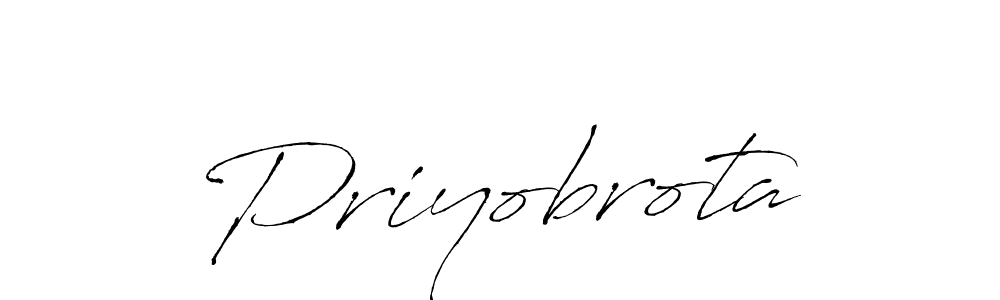 How to make Priyobrota signature? Antro_Vectra is a professional autograph style. Create handwritten signature for Priyobrota name. Priyobrota signature style 6 images and pictures png