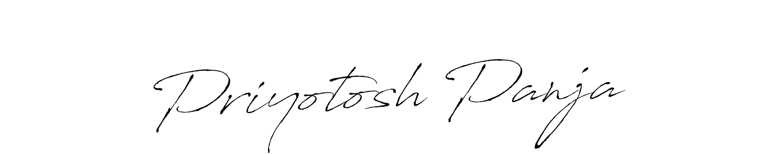 Also we have Priyotosh Panja name is the best signature style. Create professional handwritten signature collection using Antro_Vectra autograph style. Priyotosh Panja signature style 6 images and pictures png