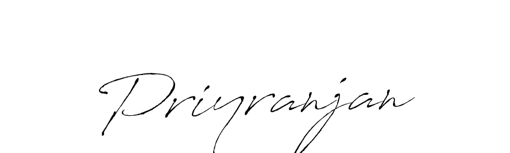 Use a signature maker to create a handwritten signature online. With this signature software, you can design (Antro_Vectra) your own signature for name Priyranjan. Priyranjan signature style 6 images and pictures png