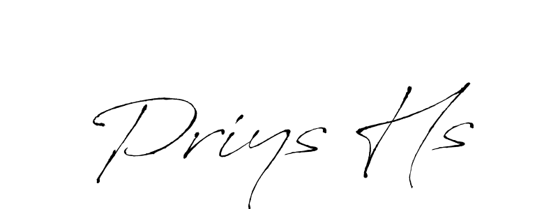 Best and Professional Signature Style for Priys Hs. Antro_Vectra Best Signature Style Collection. Priys Hs signature style 6 images and pictures png