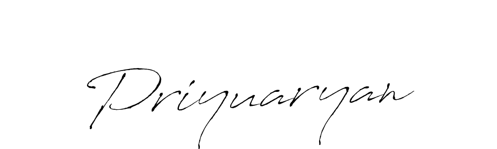 Design your own signature with our free online signature maker. With this signature software, you can create a handwritten (Antro_Vectra) signature for name Priyuaryan. Priyuaryan signature style 6 images and pictures png