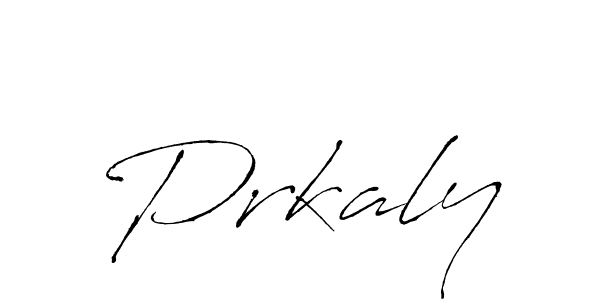 You should practise on your own different ways (Antro_Vectra) to write your name (Prkaly) in signature. don't let someone else do it for you. Prkaly signature style 6 images and pictures png