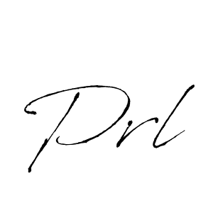 Make a beautiful signature design for name Prl. With this signature (Antro_Vectra) style, you can create a handwritten signature for free. Prl signature style 6 images and pictures png