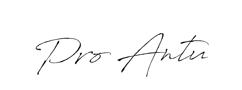 How to make Pro Antu name signature. Use Antro_Vectra style for creating short signs online. This is the latest handwritten sign. Pro Antu signature style 6 images and pictures png