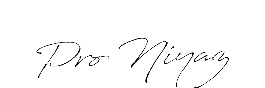 Design your own signature with our free online signature maker. With this signature software, you can create a handwritten (Antro_Vectra) signature for name Pro Niyaz. Pro Niyaz signature style 6 images and pictures png