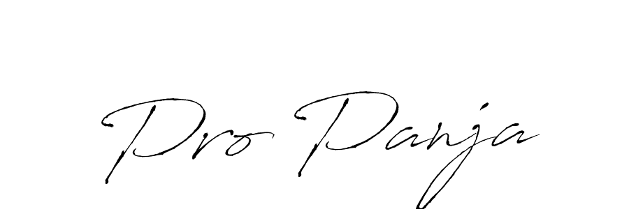 How to make Pro Panja signature? Antro_Vectra is a professional autograph style. Create handwritten signature for Pro Panja name. Pro Panja signature style 6 images and pictures png