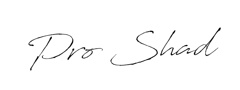 Pro Shad stylish signature style. Best Handwritten Sign (Antro_Vectra) for my name. Handwritten Signature Collection Ideas for my name Pro Shad. Pro Shad signature style 6 images and pictures png