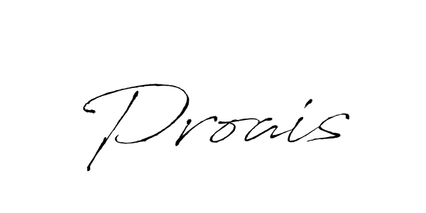 Make a beautiful signature design for name Proais. Use this online signature maker to create a handwritten signature for free. Proais signature style 6 images and pictures png