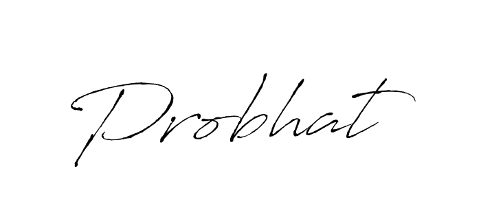 Make a beautiful signature design for name Probhat. With this signature (Antro_Vectra) style, you can create a handwritten signature for free. Probhat signature style 6 images and pictures png