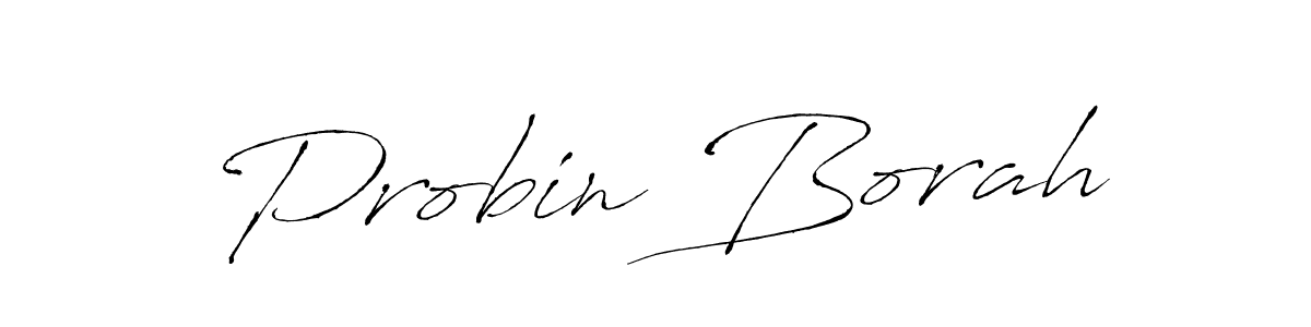 Use a signature maker to create a handwritten signature online. With this signature software, you can design (Antro_Vectra) your own signature for name Probin Borah. Probin Borah signature style 6 images and pictures png