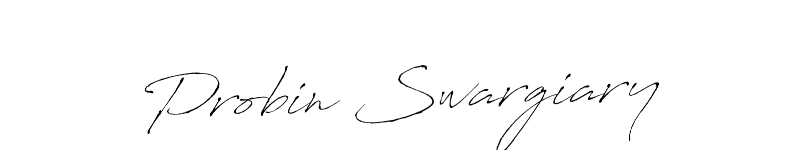The best way (Antro_Vectra) to make a short signature is to pick only two or three words in your name. The name Probin Swargiary include a total of six letters. For converting this name. Probin Swargiary signature style 6 images and pictures png