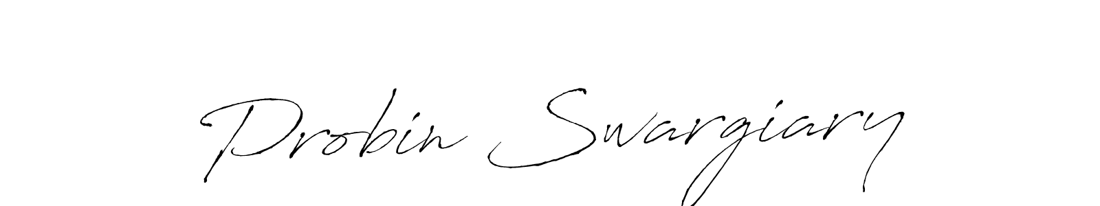 The best way (Antro_Vectra) to make a short signature is to pick only two or three words in your name. The name Probin Swargiary include a total of six letters. For converting this name. Probin Swargiary signature style 6 images and pictures png