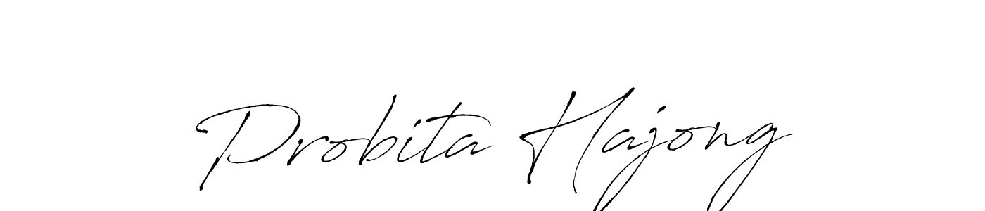 Use a signature maker to create a handwritten signature online. With this signature software, you can design (Antro_Vectra) your own signature for name Probita Hajong. Probita Hajong signature style 6 images and pictures png