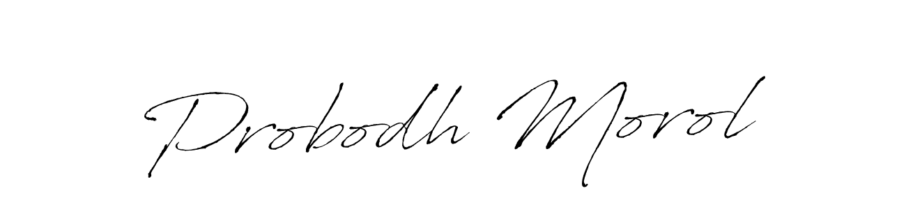 See photos of Probodh Morol official signature by Spectra . Check more albums & portfolios. Read reviews & check more about Antro_Vectra font. Probodh Morol signature style 6 images and pictures png