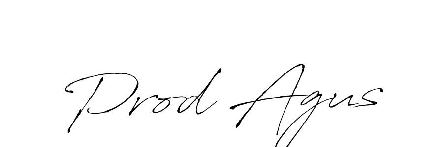 How to make Prod Agus signature? Antro_Vectra is a professional autograph style. Create handwritten signature for Prod Agus name. Prod Agus signature style 6 images and pictures png