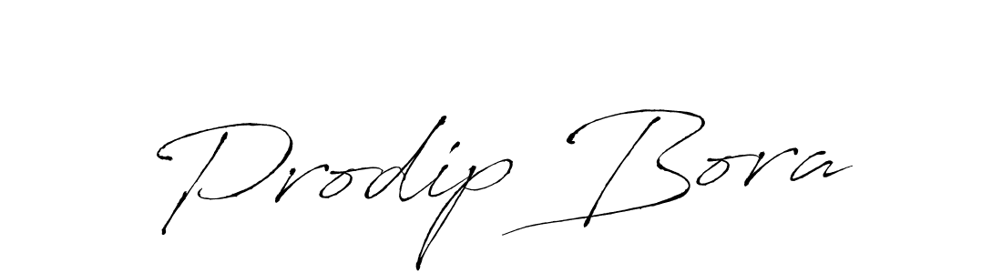 Make a beautiful signature design for name Prodip Bora. With this signature (Antro_Vectra) style, you can create a handwritten signature for free. Prodip Bora signature style 6 images and pictures png