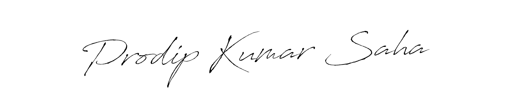 Create a beautiful signature design for name Prodip Kumar Saha. With this signature (Antro_Vectra) fonts, you can make a handwritten signature for free. Prodip Kumar Saha signature style 6 images and pictures png
