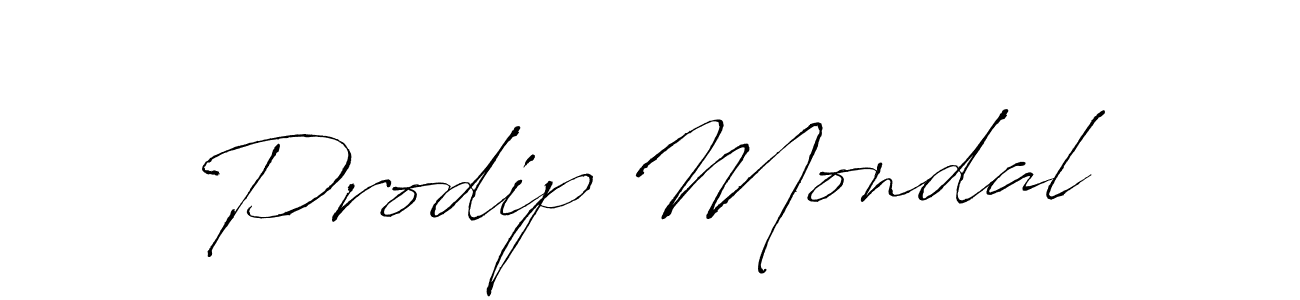 Prodip Mondal stylish signature style. Best Handwritten Sign (Antro_Vectra) for my name. Handwritten Signature Collection Ideas for my name Prodip Mondal. Prodip Mondal signature style 6 images and pictures png