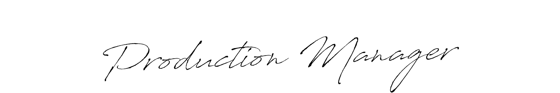 Also we have Production Manager name is the best signature style. Create professional handwritten signature collection using Antro_Vectra autograph style. Production Manager signature style 6 images and pictures png