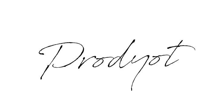 Create a beautiful signature design for name Prodyot. With this signature (Antro_Vectra) fonts, you can make a handwritten signature for free. Prodyot signature style 6 images and pictures png