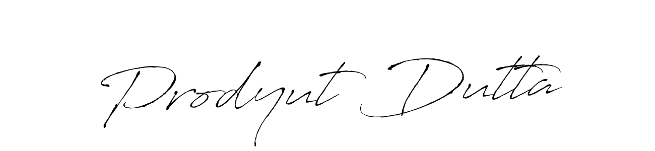 Use a signature maker to create a handwritten signature online. With this signature software, you can design (Antro_Vectra) your own signature for name Prodyut Dutta. Prodyut Dutta signature style 6 images and pictures png
