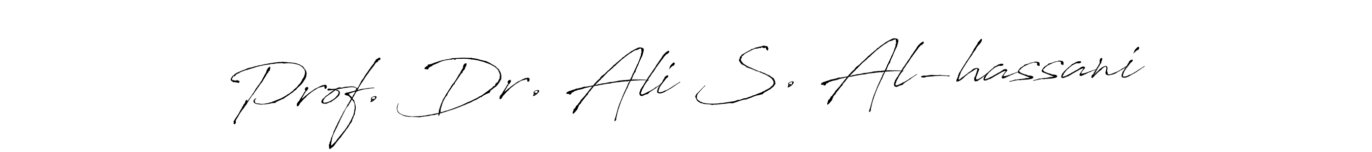 This is the best signature style for the Prof. Dr. Ali S. Al-hassani name. Also you like these signature font (Antro_Vectra). Mix name signature. Prof. Dr. Ali S. Al-hassani signature style 6 images and pictures png