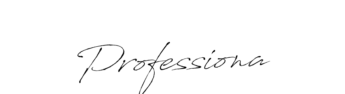 The best way (Antro_Vectra) to make a short signature is to pick only two or three words in your name. The name Professiona include a total of six letters. For converting this name. Professiona signature style 6 images and pictures png