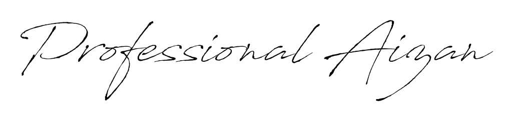 How to make Professional Aizan name signature. Use Antro_Vectra style for creating short signs online. This is the latest handwritten sign. Professional Aizan signature style 6 images and pictures png