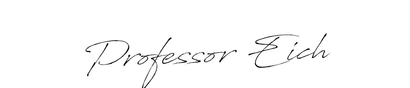 if you are searching for the best signature style for your name Professor Eich. so please give up your signature search. here we have designed multiple signature styles  using Antro_Vectra. Professor Eich signature style 6 images and pictures png
