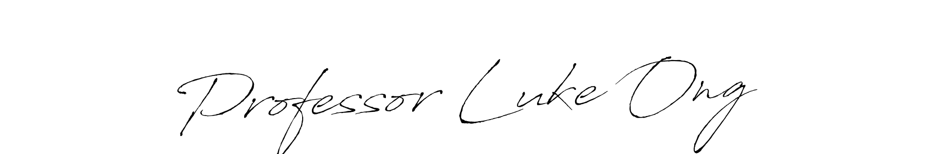 How to make Professor Luke Ong name signature. Use Antro_Vectra style for creating short signs online. This is the latest handwritten sign. Professor Luke Ong signature style 6 images and pictures png