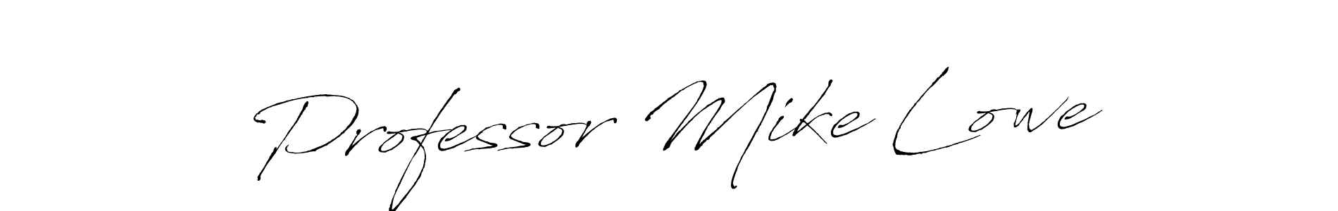 Professor Mike Lowe stylish signature style. Best Handwritten Sign (Antro_Vectra) for my name. Handwritten Signature Collection Ideas for my name Professor Mike Lowe. Professor Mike Lowe signature style 6 images and pictures png