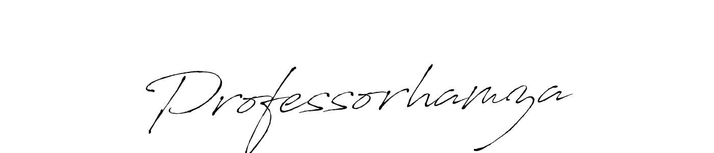 How to make Professorhamza signature? Antro_Vectra is a professional autograph style. Create handwritten signature for Professorhamza name. Professorhamza signature style 6 images and pictures png