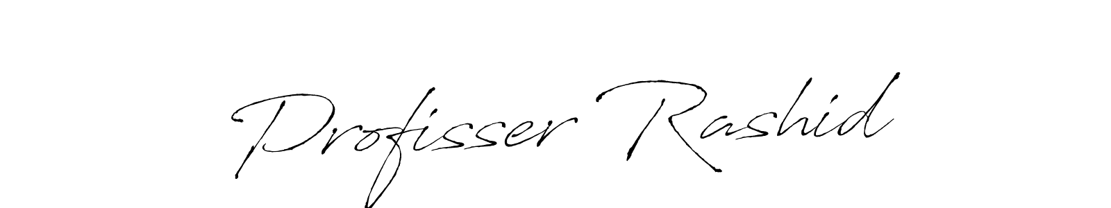 Create a beautiful signature design for name Profisser Rashid. With this signature (Antro_Vectra) fonts, you can make a handwritten signature for free. Profisser Rashid signature style 6 images and pictures png