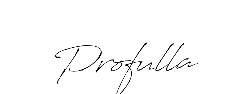 Create a beautiful signature design for name Profulla. With this signature (Antro_Vectra) fonts, you can make a handwritten signature for free. Profulla signature style 6 images and pictures png