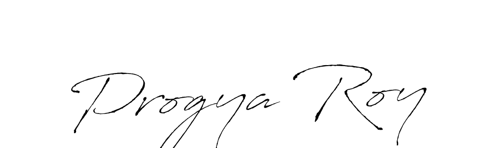 Create a beautiful signature design for name Progya Roy. With this signature (Antro_Vectra) fonts, you can make a handwritten signature for free. Progya Roy signature style 6 images and pictures png