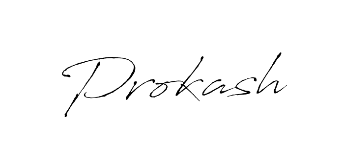 How to make Prokash name signature. Use Antro_Vectra style for creating short signs online. This is the latest handwritten sign. Prokash signature style 6 images and pictures png