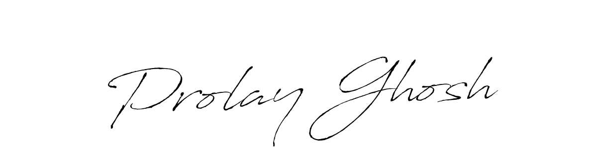How to make Prolay Ghosh signature? Antro_Vectra is a professional autograph style. Create handwritten signature for Prolay Ghosh name. Prolay Ghosh signature style 6 images and pictures png