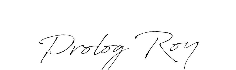 Design your own signature with our free online signature maker. With this signature software, you can create a handwritten (Antro_Vectra) signature for name Prolog Roy. Prolog Roy signature style 6 images and pictures png