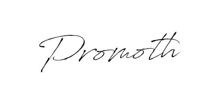 How to make Promoth signature? Antro_Vectra is a professional autograph style. Create handwritten signature for Promoth name. Promoth signature style 6 images and pictures png
